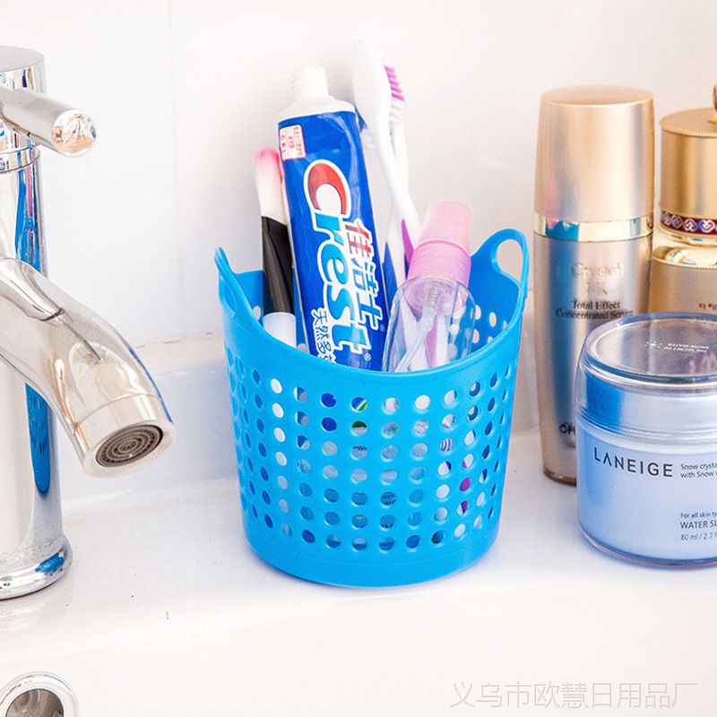 TY創意便攜圈圈網孔桌面收納籃 小巧實用，輕松整理生活